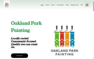 Oakland Park Painting website