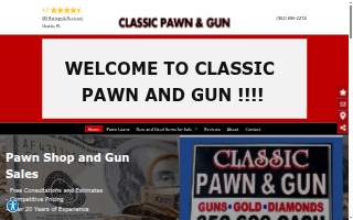 Classic Pawn & Gun website