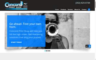 Concord Print Shop website