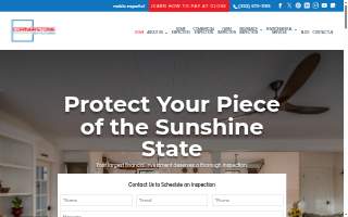 Cornerstone Inspections website