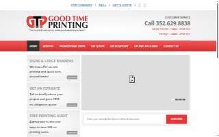 Good Time Printing Inc website