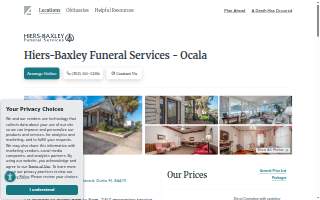 Hiers-Baxley Funeral Services website