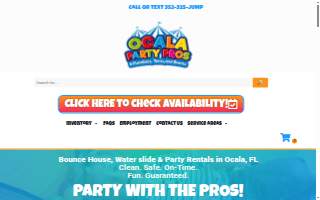 Ocala Party Pros website