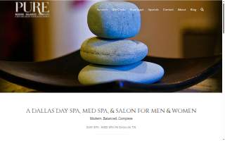 Pure Beauty Med Spa website