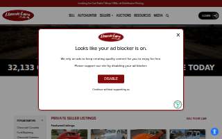 Classic Car Motoring Inc website