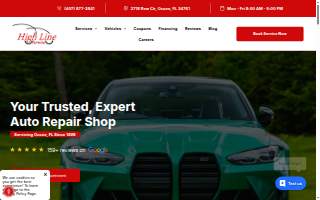 High Line Service and Repair website