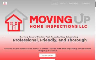 Moving Up Home Inspections website