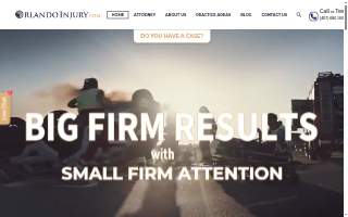 The Orlando Injury Law Firm of Ocoee website