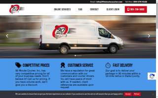 90 Minute Courier of Ojus website