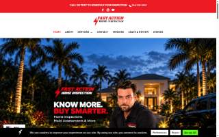 Fast Action Home Inspection website