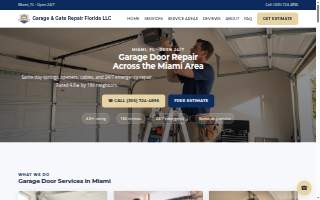 Garage & Gate Repair Florida LLC website