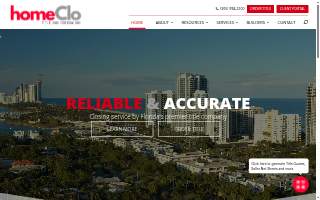 HomeClo Title and Escrow website