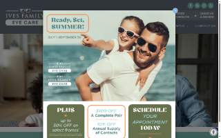 Ives Family Eye Care website