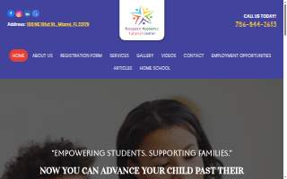 Meagan's Academic Tutorial Center website