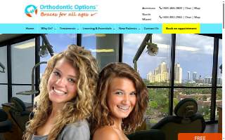 Orthodontic Options - Aventura website