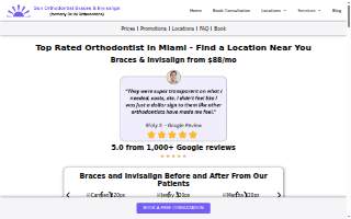 Sun Orthodontist Braces & Invisalign North Miami Beach of Ojus website