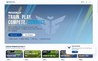 Blue Fury Sports Complex website