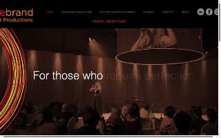 Firebrand Event Productions website