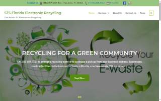 STS Florida Electronic Recycling, Inc. website