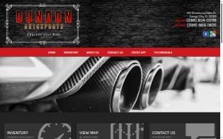 Dundon Autosports website