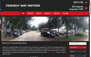 Friendly Way MOTORS, LLC website