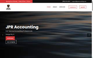 JPR Accounting website