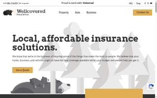 Wellcovered Insurance website