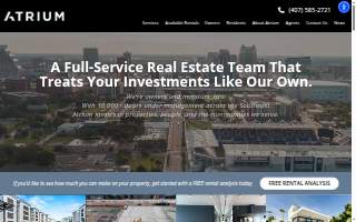 Atrium Management Company website