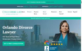 Conti Moore Law Divorce Lawyers, PLLC Orlando website