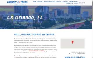 Courier Express of Orlando website