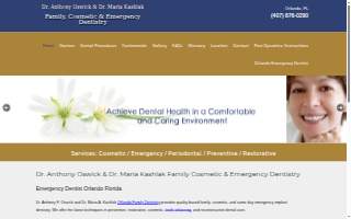 Emergency dentist Orlando , Anthony F. Oswick DMD website