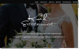 Kwik Entertainment LLC - DJ Services website