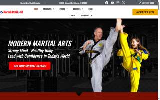 Martial Arts World Orlando website
