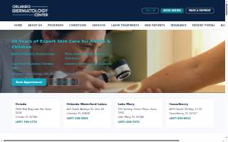 Orlando Dermatology Center website