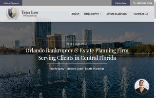 Tejes Law, PLLC of Orlando website
