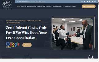 Weston & Pape Injury & Accident Lawyers website