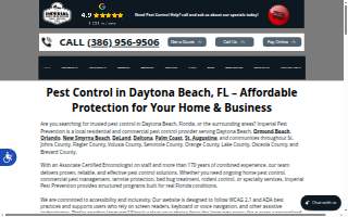 All Pest Control Ormond Beach website