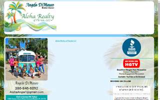 Aloha Realty of Florida website