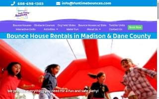 Bounce Party Rentals website