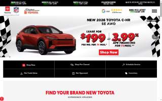 Daytona Toyota website