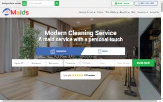 eMaids of Volusia County website