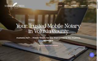 Notary Express by Laura website