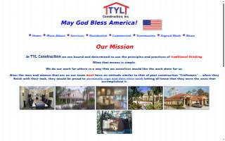 TYL Construction Inc website
