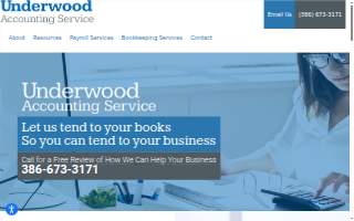 Underwood Accounting Services website