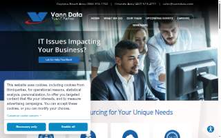 Vann Data Services of Daytona Beach website