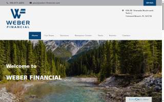 Weber Financial website