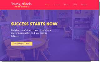 Young Minds Preschool website
