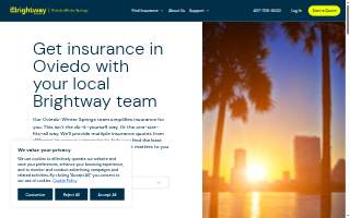 Brightway Insurance, Oviedo-Winter Springs website