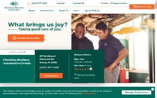 Christian Brothers Automotive of Oviedo website