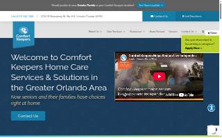 Comfort Keepers of Oviedo website